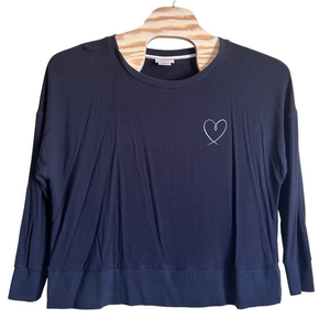 Deesse lingerie black velour top‎ size 2x